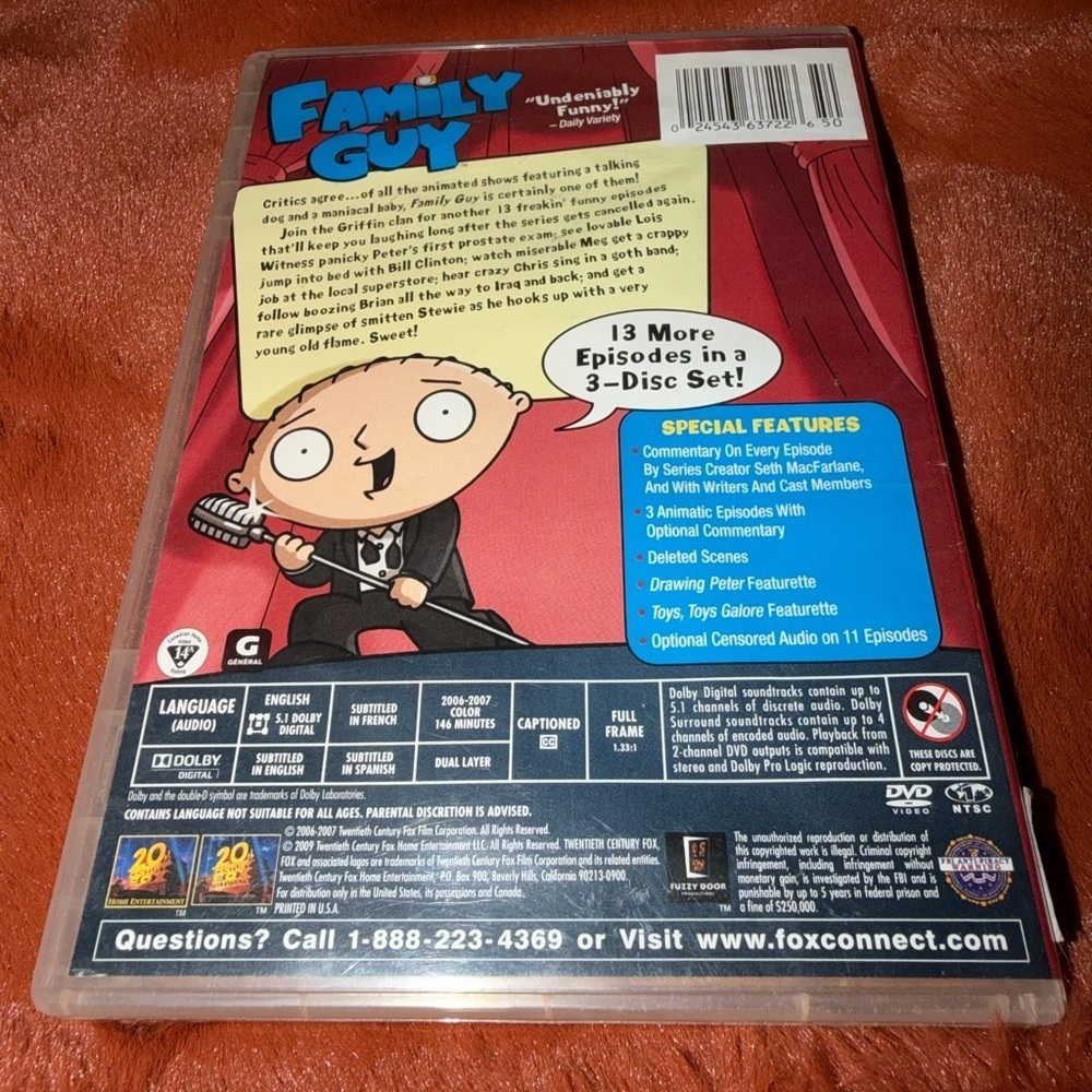 Family Guy Volume Five 3-Disc Set - Picture 2 of 5